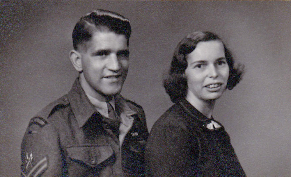Alf and Nan 28 April 1945