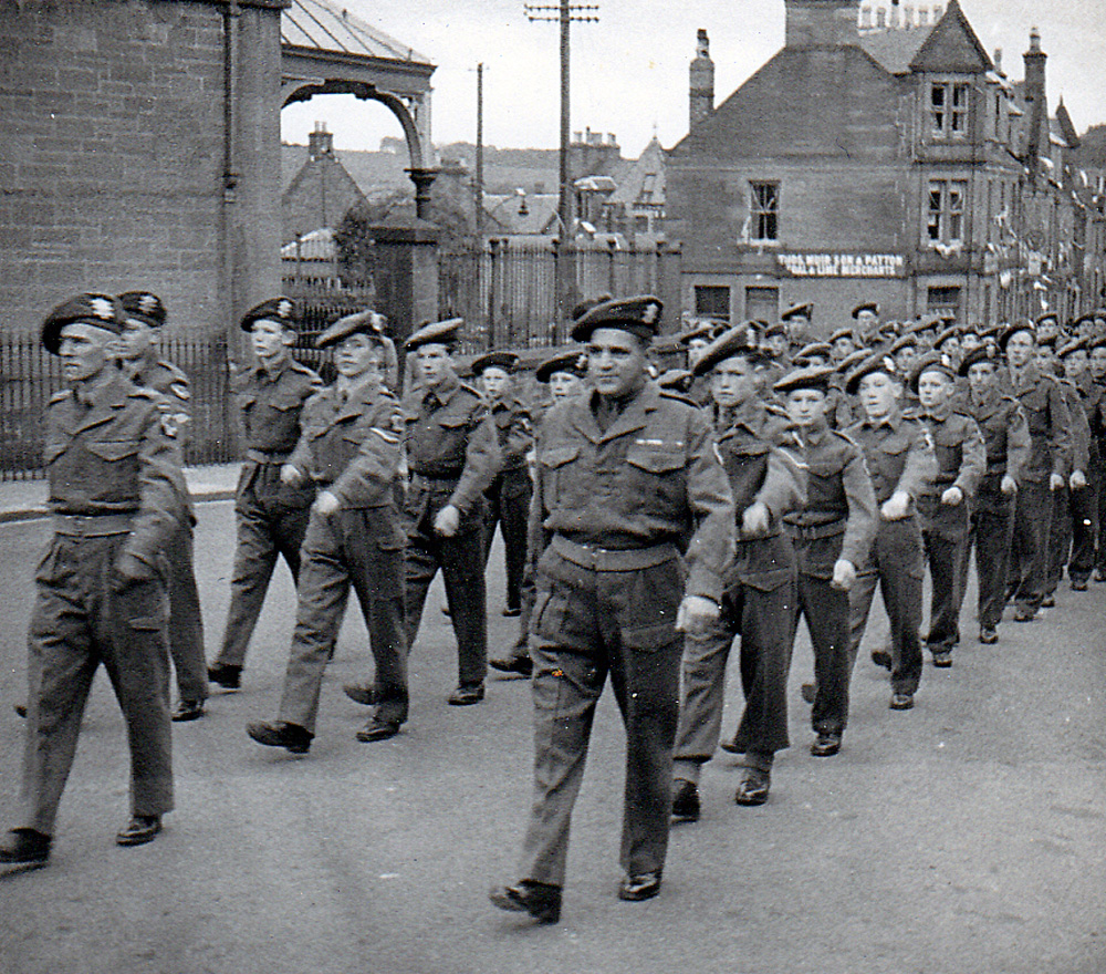 Carden parade St Ninian Square, Brechin